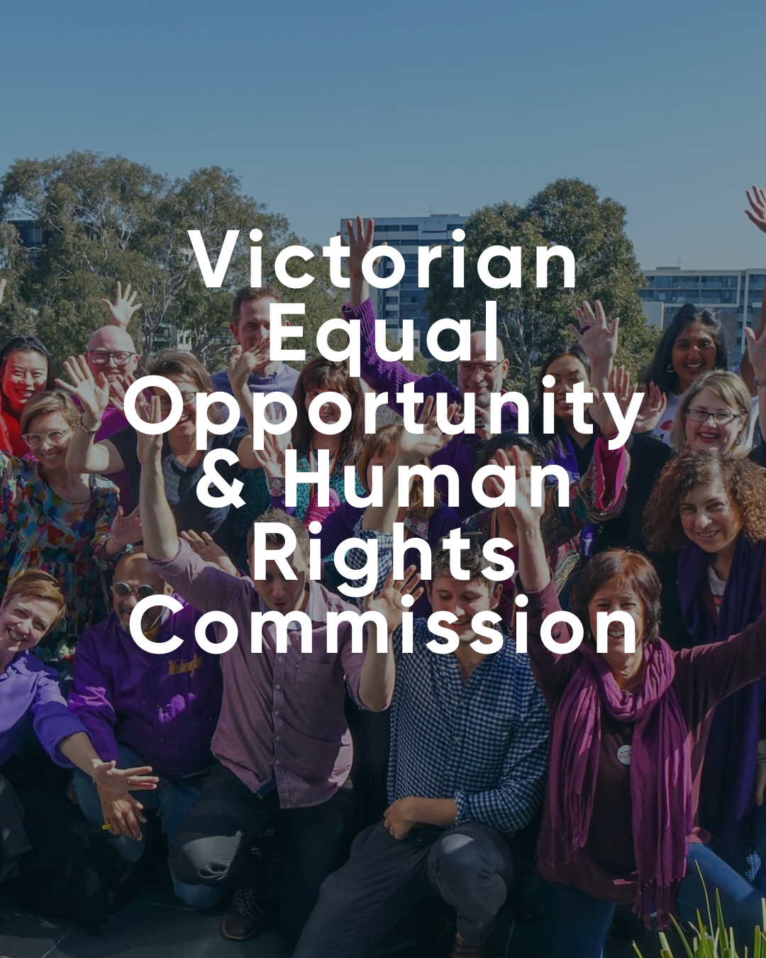 Victorian Equal Opportunity event group photo.
