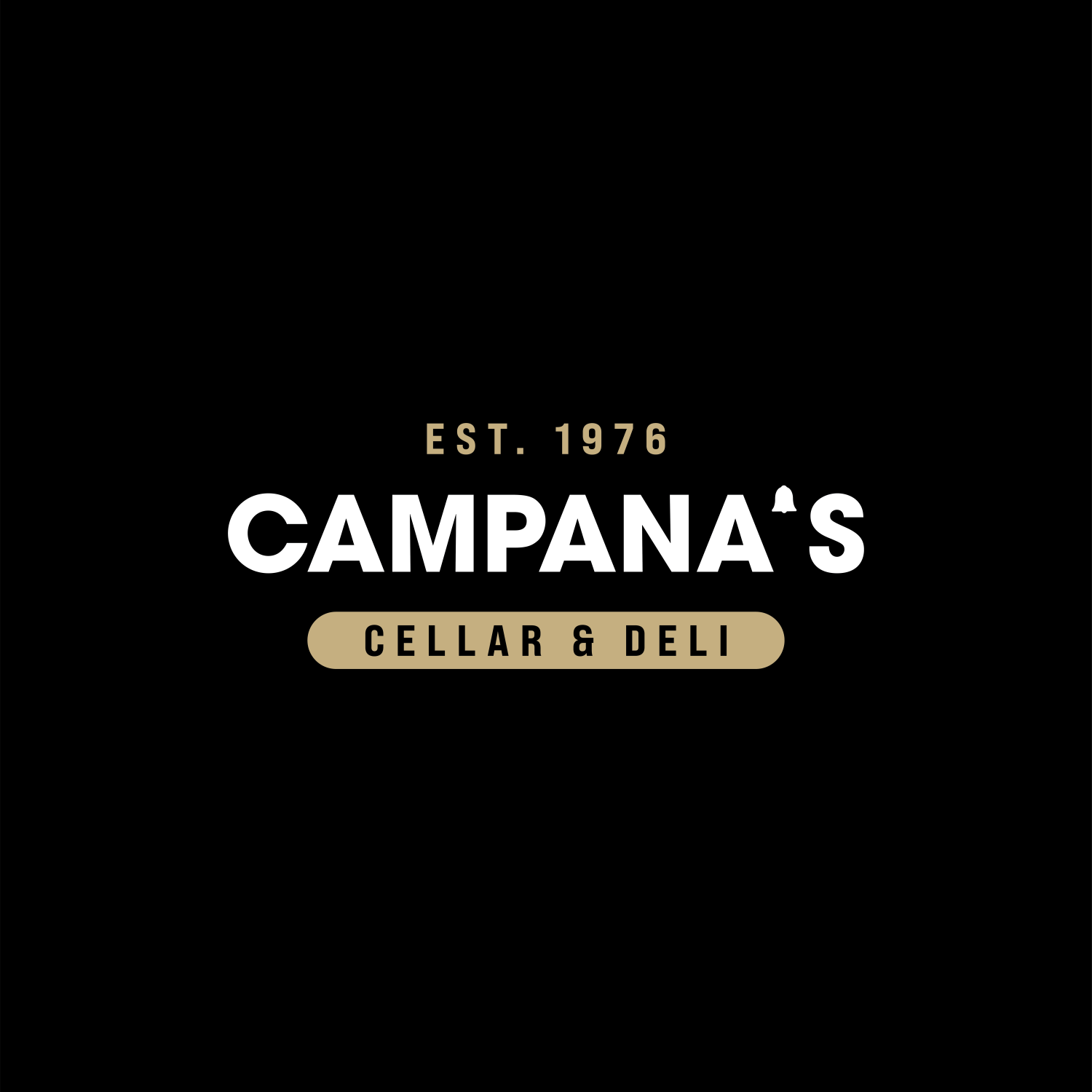 Campana's Cellar & Deli logo, est. 1976.
