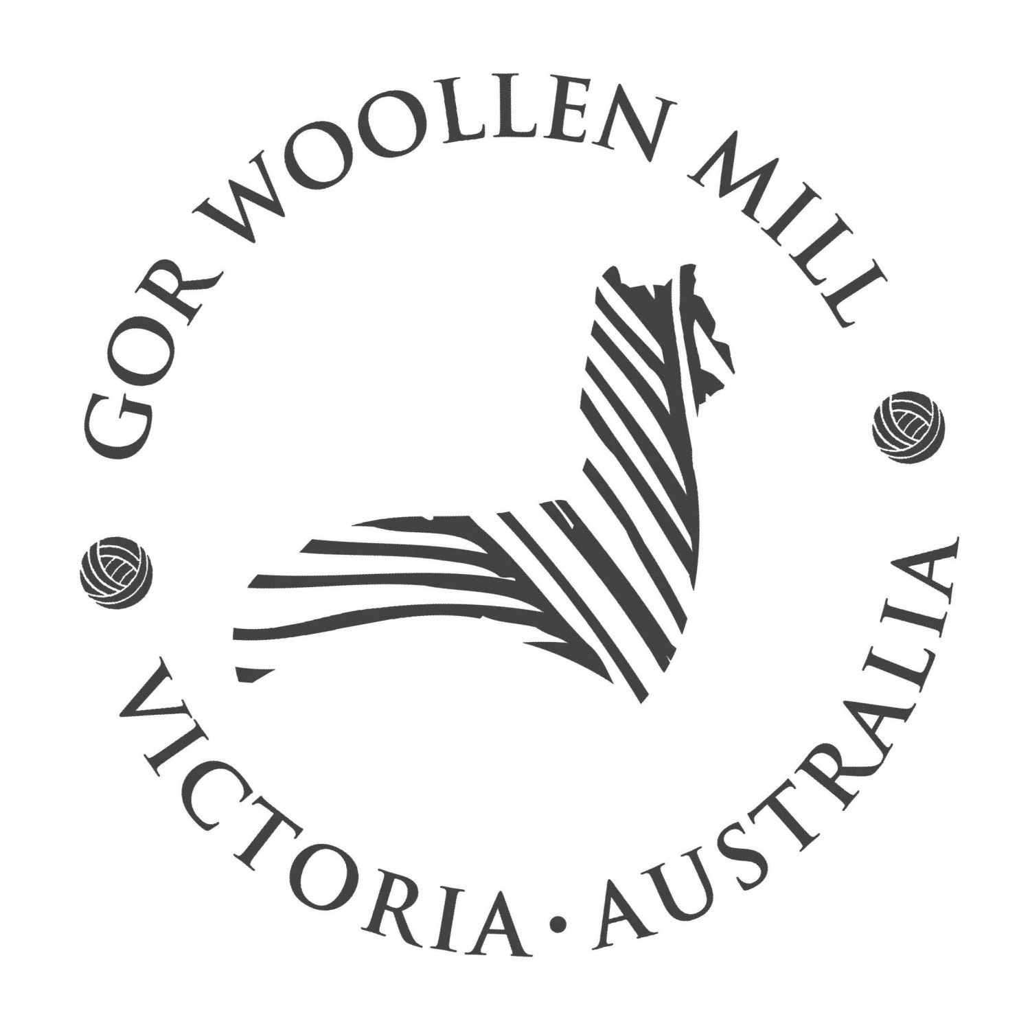 Gor Woollen Mill logo, Victoria, Australia.