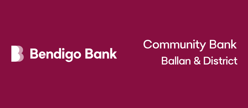Bendigo Bank Community Bank Ballan & District logo.