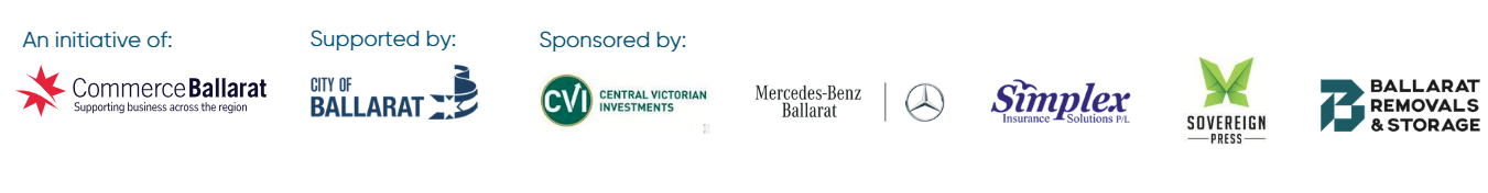 Logos of event sponsors and supporters.