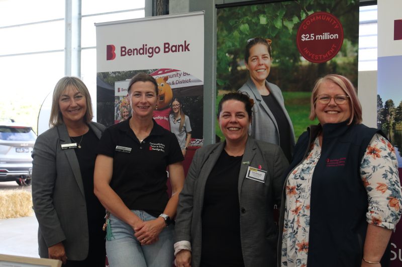 Bendigo Bank team at community event