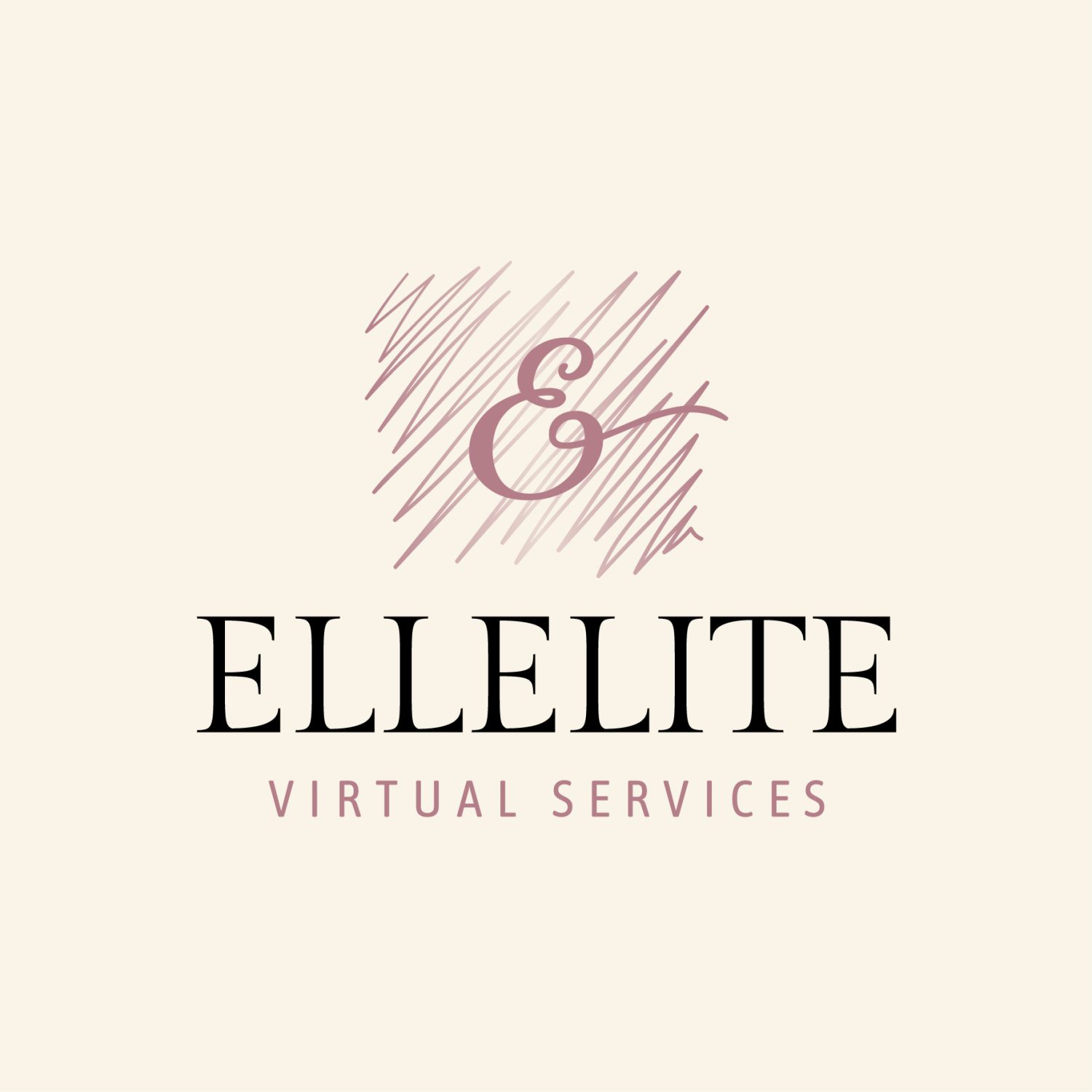 Ellelite Virtual Services logo with elegant design